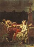 Jacques-Louis David andromache mourning hector (mk02) USA oil painting artist
